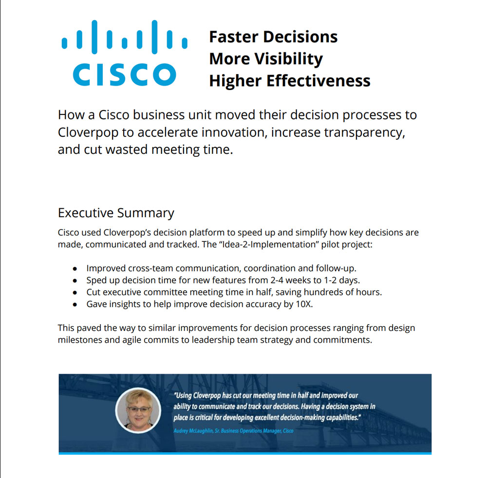 Cisco Case Study