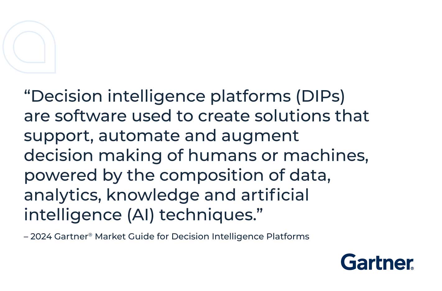 gartner decision intelligence platforms definition