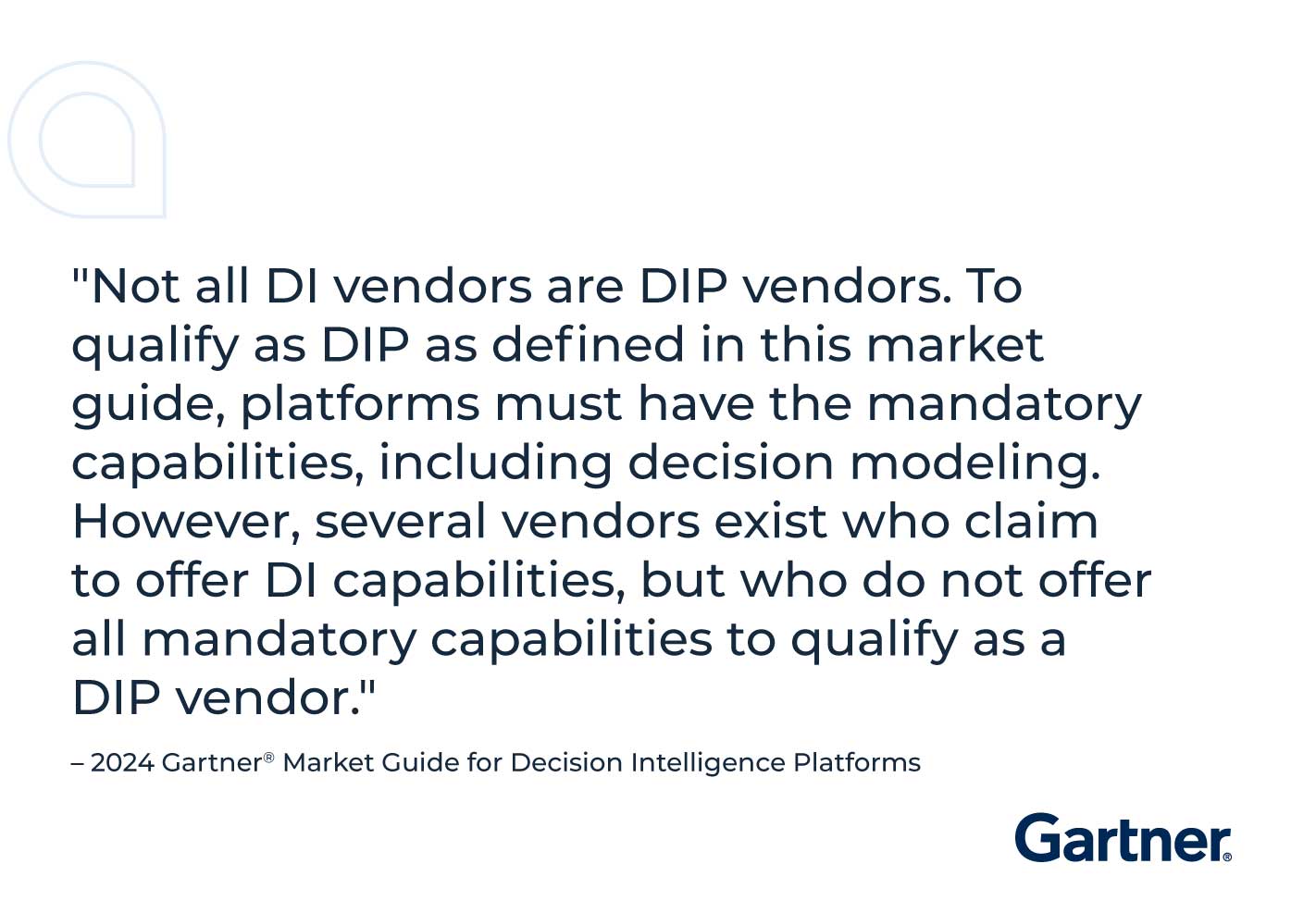 gartner decision intelligence platform vendor criteria